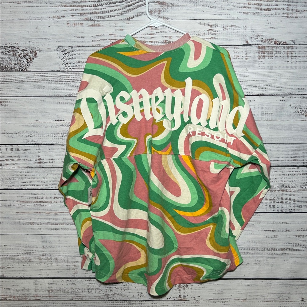 Disney spirit Jersey Multicolor Swirl Long Sleeve Tee - Picture 7 of 10